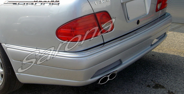 Custom Mercedes E Class  Sedan Rear Bumper (1996 - 1999) - $475.00 (Part #MB-037-RB)